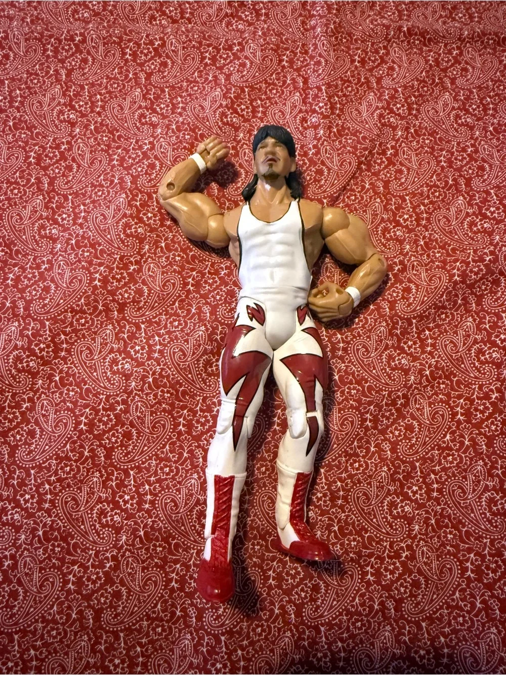 WWE White and Red Men's Wrestling Briefs